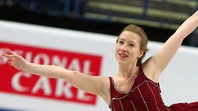Ireland's Clara Peters skated her routine flawlessly to score 69.92