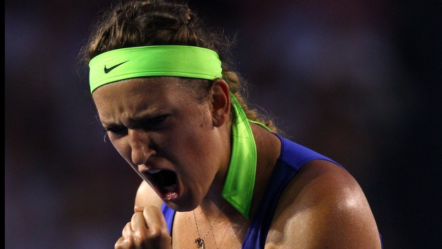 Azarenka won her first gram slam event and is now the new world number 1