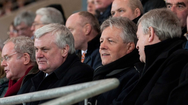 First Minister of Northern Ireland Peter Robinson was a guest at the Dr McKenna Cup final