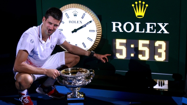 Novak Djokovic won last year's Australian Open after a mammoth match against Rafa Nadal
