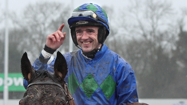 Ruby Walsh suffered a horrible fall from Zarkandar in the Aintree Hurdle and will miss his intended ride in the National