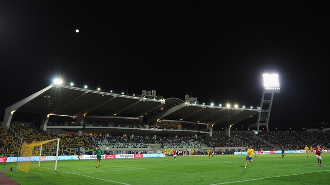 A view of the Ferenc Puskas Stadium in Budapest