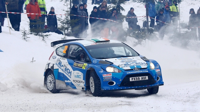 Craig Breen finished second in the Super S2000 World Rally Championship