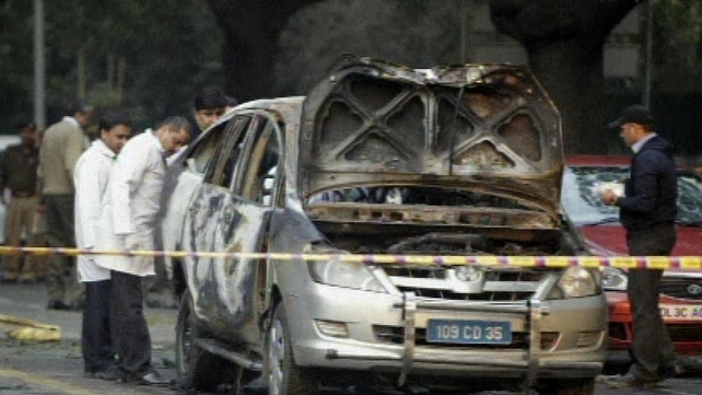 Two people were injured in New Delhi Two people were injured in New Delhi