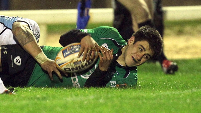 Tiernan O'Halloran was among the Connacht try scorers
