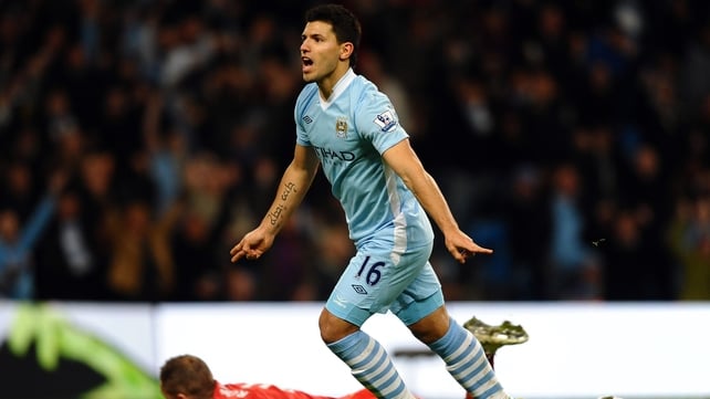 Sergio Aguero grabbed City's equaliser at the Etihad Stadium