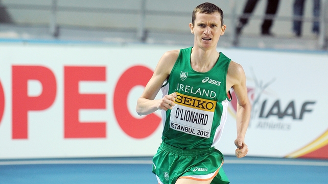 Ciaran O'Lionaird ran well below his best