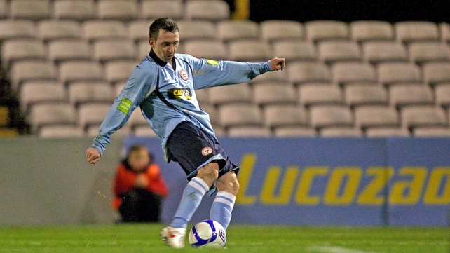 Paddy Kavanagh had chances for Shels but neither side was able to score