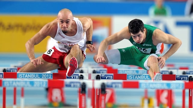 Ben Reynolds is into the 60m hurdles semi-finals in Istanbul