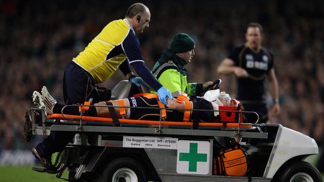 Lee Jones' concussion has ruled him out of Scotland's clash with Italy