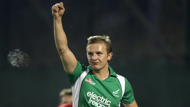 Michael Watt scored a brace for Ireland in Belfield