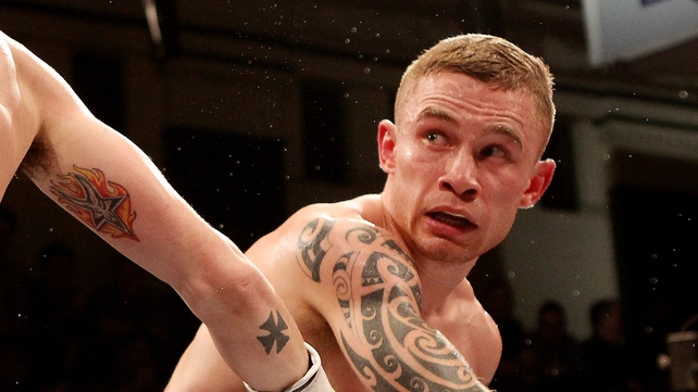 Carl Frampton is hoping for a British title shot against Scott Quigg