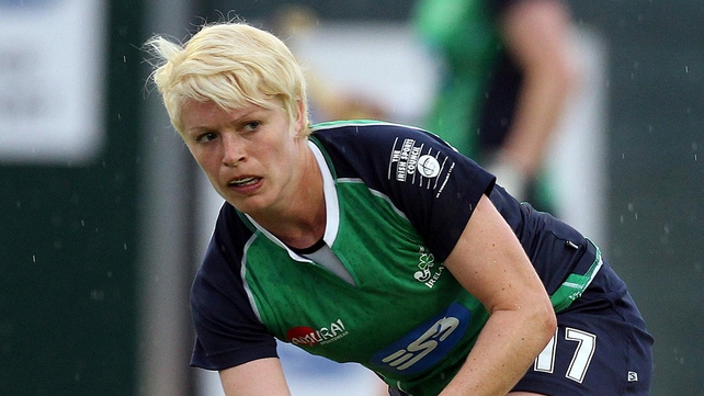 Nikki Symmons - the Ireland captain will lead the side in Belgium today