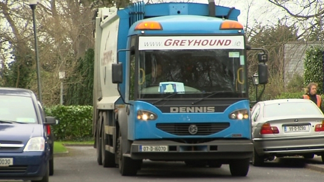 Greyhound said the vigilance of the waste collection crew saved the man's life Greyhound said the vigilance of the waste collection crew saved the man's life