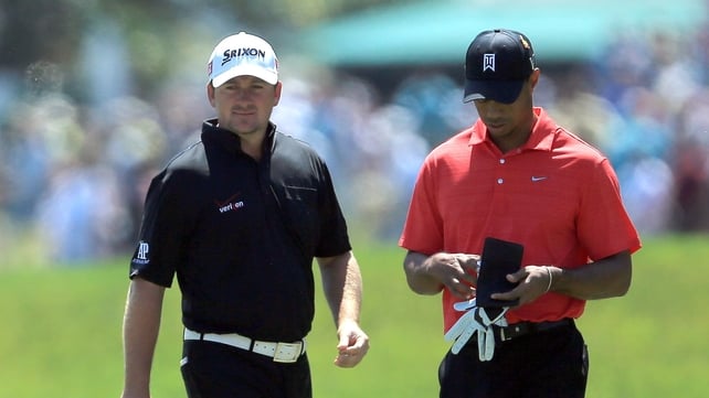 Graeme McDowell and Tiger Woods will play together at the Open