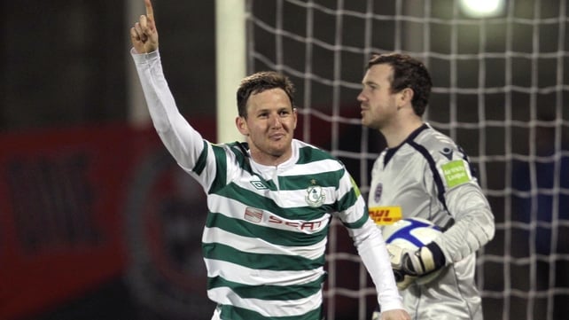 Gary Twigg and Shamrock Rovers travel to Sligo on 12 May
