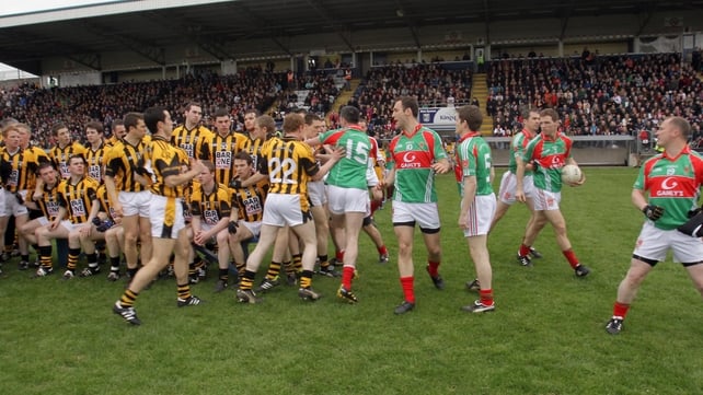 Tension was high even before the ball was thrown in for the AIB All-Ireland Club SFC final replay