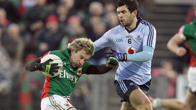 Conor Mortimer became Mayo's all-time leading points-scorer in a man-of-the-match performance