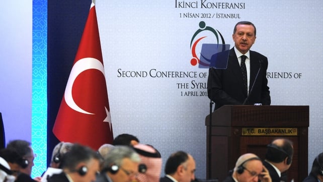 Recep Tayyip Erdogan addresses the opening session of the 'Friends of Syria' conference in Istanbul Recep Tayyip Erdogan addresses the opening session of the 'Friends of Syria' conference in Istanbul