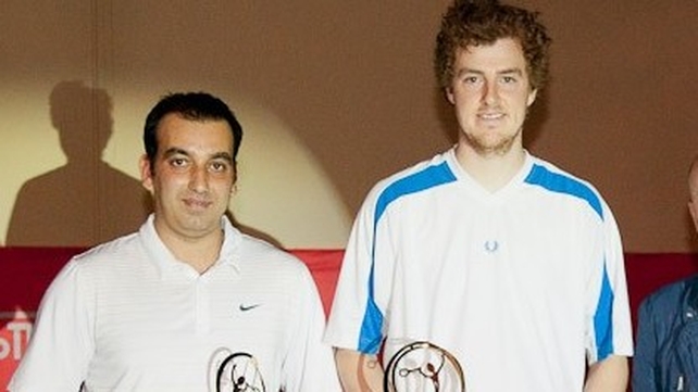 Purav Raja and James Cluskey following their success in Cividino, Italy