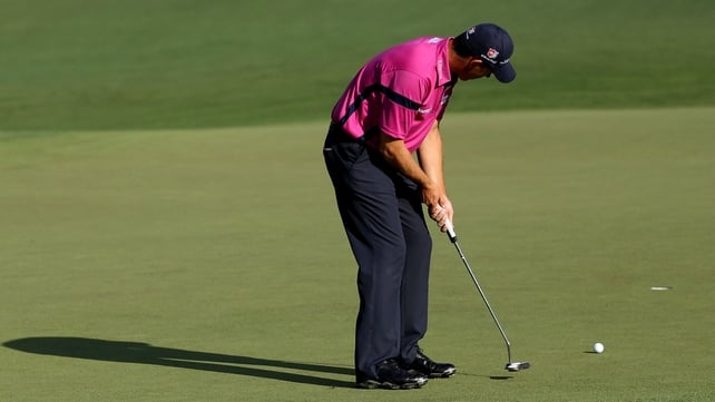 An early eagle set the tone for Harrington's eighth place finish at Augusta