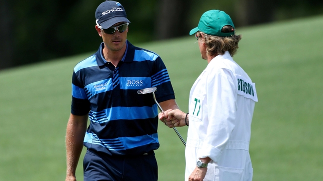 Henrik Stenson carded an eagle on the 17th hole in his round