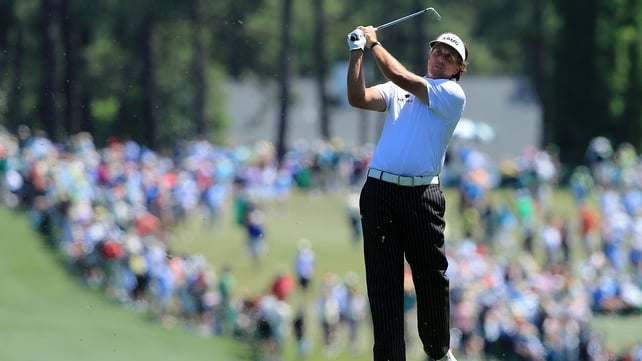 Phil Mickelson has moved to the fore at the BMW Championship