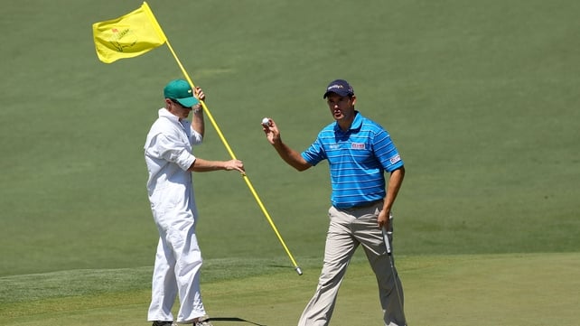 Harrington finished the third round with five birdies on the last six holes