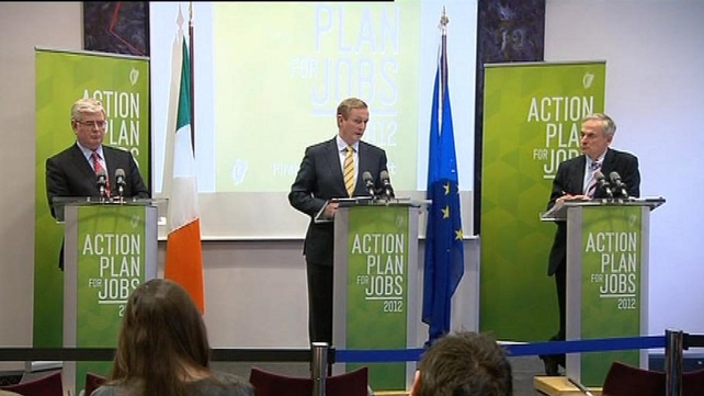 Taoiseach Enda Kenny said "this is just the first step in an annual action plan to rebuild our economy". Taoiseach Enda Kenny said "this is just the first step in an annual action plan to rebuild our economy".