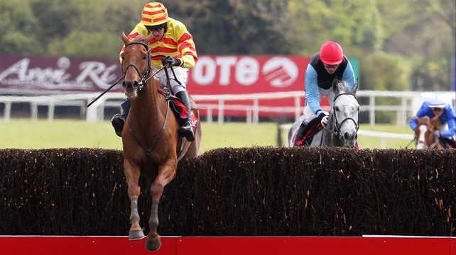 China Rock, seen here winning the Punchestown Gold Cup, has suffered a setback and will not return until Christmas