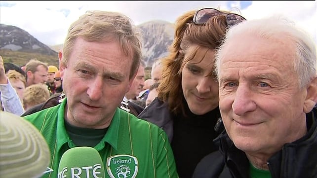 Giovanni Trapattoni described Croagh Patrick as a 'special place' Giovanni Trapattoni described Croagh Patrick as a 'special place'
