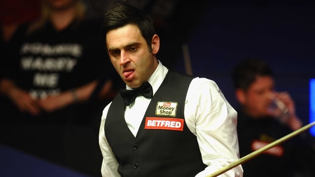 Ronnie O'Sullivan sparkled at the Crucible this afternoon