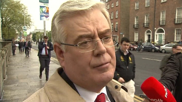 Eamon Gilmore said a No vote would cut Ireland off from emergency funding from Europe Eamon Gilmore said a No vote would cut Ireland off from emergency funding from Europe