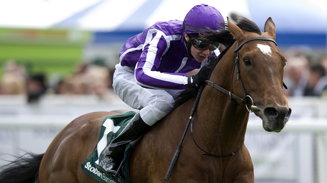Joseph O'Brien could partner the hugely-promising filly Kissed at Chantilly on Sunday