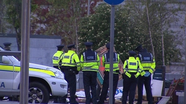 Gardaí moved in to clear the camp early this morning Gardaí moved in to clear the camp early this morning