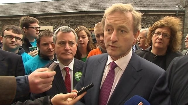 Enda Kenny met and talked with people during a visit to the city's Milk Market Enda Kenny met and talked with people during a visit to the city's Milk Market