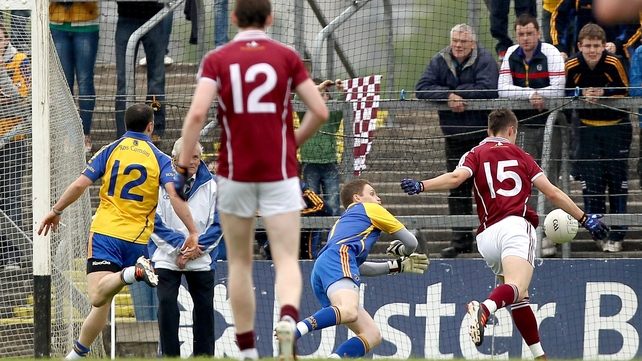 Mark Hehir scored Galway's opening goal as they gave a fine display of attacking football throughout