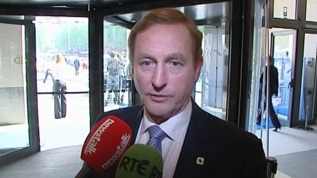 Enda Kenny highlighted the importance of Ireland's 12.5% corporate tax rate Enda Kenny highlighted the importance of Ireland's 12.5% corporate tax rate