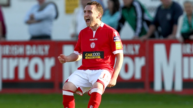 Clancy opened the scoring after 35 minutes