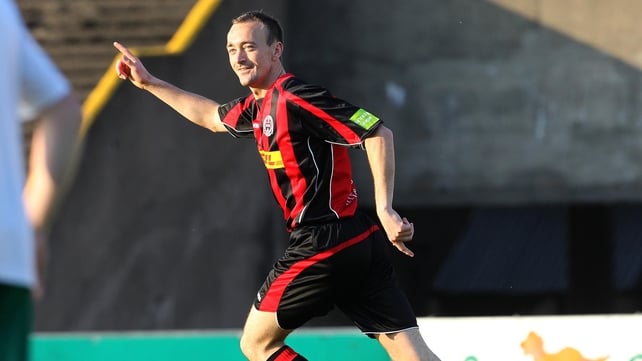 David Scully of Bohemians scored one of three hat-tricks in Friday night's FAI Ford Cup round two action