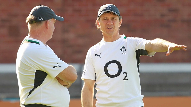 Les Kiss (right) believe Argentina have benefited from being in the Rugby Championship