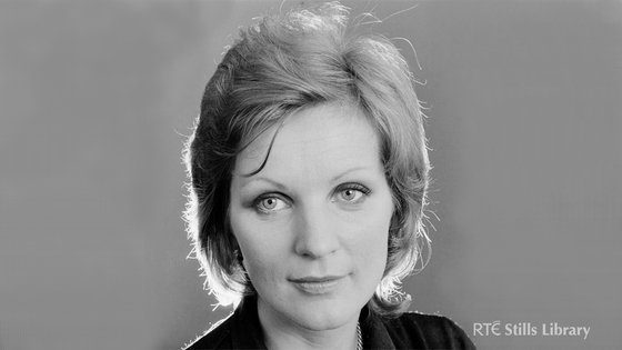 Continuity announcer Geraldine McInerney (1974)
© RTÉ Stills Library 2178/009