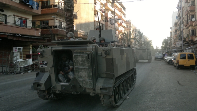 Lebanese army troops patrol the streets of Tripoli's Sunni Muslim neighbourhood of Bab al-Tabbaneh Lebanese army troops patrol the streets of Tripoli's Sunni Muslim neighbourhood of Bab al-Tabbaneh
