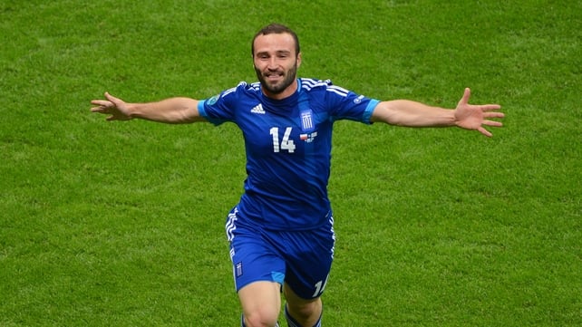 Dimitris Salpingidis' goal gave Greece a point