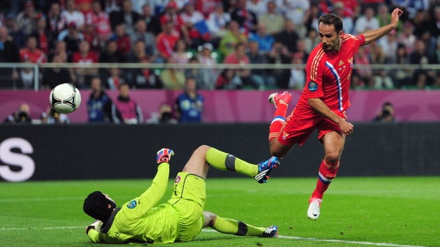 Roman Shirokov opened the scoring for Russia in Baku