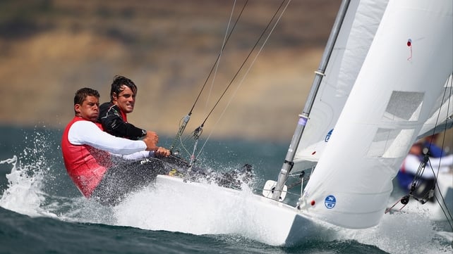 Peter O'Leary and David Burrows won gold at the Skandia Sail for Gold Regatta in Weymouth