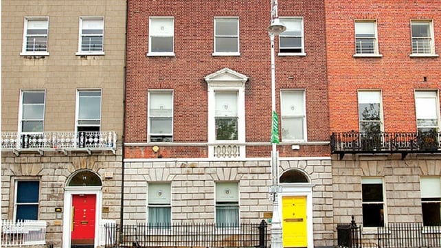 A house in Merrion Square is up for sale in a distressed properties auction A house in Merrion Square is up for sale in a distressed properties auction