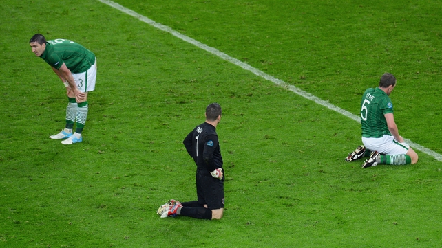 It was a sad way to exit for Ireland's outclassed players
