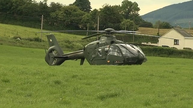 The helicopter struck an ESB power cable, while landing in a field near Borrisoleigh last June The helicopter struck an ESB power cable, while landing in a field near Borrisoleigh last June