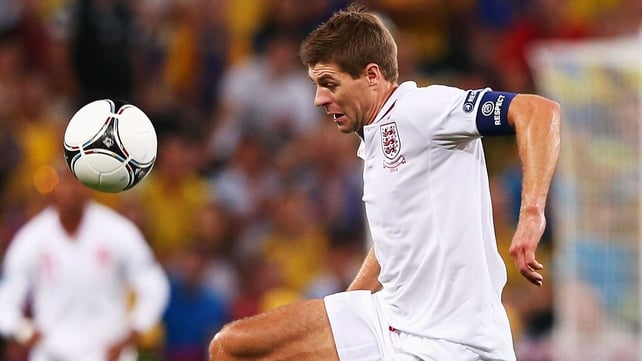 Steven Gerrard looks set to lead England against Sweden